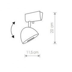 Точечный светильник Nowodvorski VESPA WHITE 9594 (Now9594) Сарны
