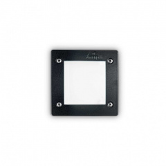 Уличный встраиваемый светильник LETI FI1 SQUARE NERO Ideal Lux 096582 Первомайськ