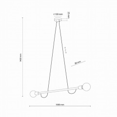 Люстра TK Lighting Helix Коричневий Черный (TK4948) Умань