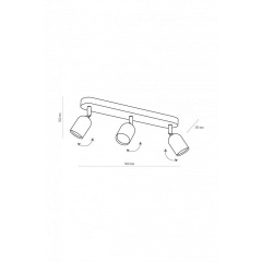 Спот TOP 3 WH TK-Lighting 4413 Хуст