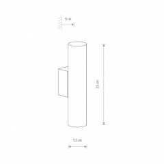 Настенный светильник Nowodvorski 8073 EYE WALL WHITE Ужгород
