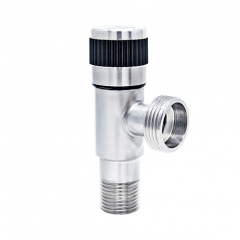 Кран угловой REMI 1/2"х1/2" сантехнический, нержавеющая сталь Львів
