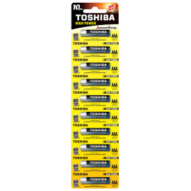 Батарейка Toshiba LR03 HP Alkaline BP 1X10 (6477654)