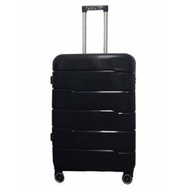 Чемодан средний M+ из полипропилена Milano bag 0305 84л Чёрный