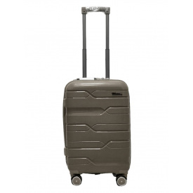 Чемодан маленький S полипропилен Milano bag 0306 56×35×24см 33л Шампань