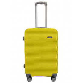 Валіза дорожня середня M Carbon 0508 пластикова Жовтий