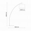 Торшер TK Lighting MOBY Чорний (TK5485) Київ