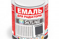Емаль Для Радіаторів акрилова термостійка глянсова SkyLine 3 л Графітова RAL 7024