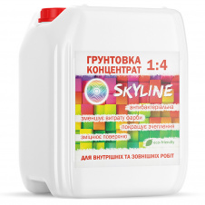 Грунтовка акриловая глубокопроникающая концентрат 1:4 SkyLine 10л Белый