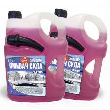 Омивач скла Зимовий -22°C "Bubble Gum" Lotus каністра з носиком 2 шт. x 4 л