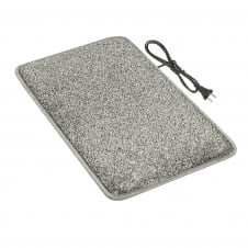 Килимок з підігрівом та термоізоляцією Теплик Комфорт 50×30 см Темно-сірий