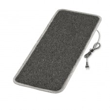 Килимок з підігрівом термоізоляцією та вимикачем Теплик Стандарт 50×100 см Темно-сірий