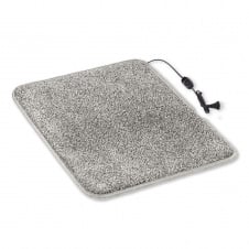 Килимок з підігрівом термоізоляцією та регулятором Теплик Комфорт 50×80 см Темно-сірий