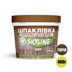 Шпаклевка для дерева готовая к применению акриловая SkyLine Wood Орех 400 г Павлоград