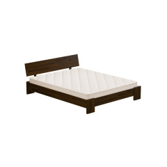 Кровать деревянная Estella Титан 120х190 см Темный орех Щит 2Л2.5 (8400150029) Белая Церковь