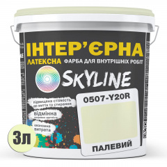 Краска Интерьерная Латексная Skyline 0507-Y20R Палевый 3л Буча