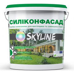 Краска фасадная силиконовая Силиконфасад с эффектом лотоса SkyLine 4200 г Белый Суми