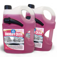 Омивач скла Зимовий -12°C "Bubble Gum" Lotus каністра з носиком 2 шт. x 4 л Луцьк