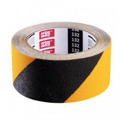 Стрічка антиковзаюча проти ковзання Scley 48 мм x 5 м Жовто-чорна Біла Церква