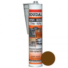 Герметик полиуретановый SOUDAL PU Sealant коричневый 290 мл Ужгород
