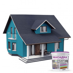 Фарба Акрил-латексна Фасадна Skyline 3040-B10G Морська хвиля 1л Івано-Франківськ