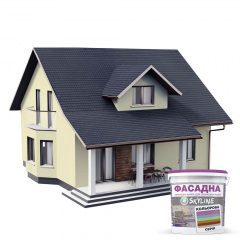 Краска Акрил-латексная Фасадная Skyline 0507-B20G Кремовый 3л Изюм