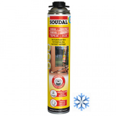 Пена монтажная п/пистолет Зимняя до -10°С SOUDAL 750 мл Івано-Франківськ