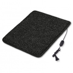 Килимок з підігрівом термоізоляцією та регулятором Теплик Стандарт 50×40 см Чорний Луцьк