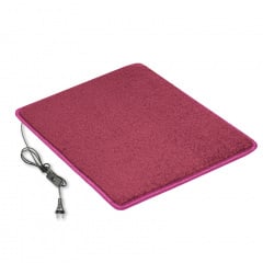 Коврик с подогревом термоизоляцией и выключателем Теплик Комфорт 50×60 см Темно-розовый Киев