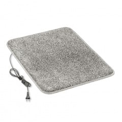 Килимок з підігрівом термоізоляцією та вимикачем Теплик Комфорт 50×60 см Темно-сірий Луцьк