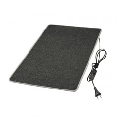 Коврик с подогревом термоизоляцией и выключателем Теплик Стандарт 50×80 см Темно-серый Киев