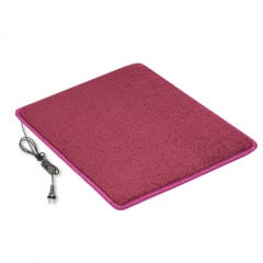 Килимок з підігрівом термоізоляцією та вимикачем Теплик Комфорт 50×80 см Темно-рожевий Луцьк