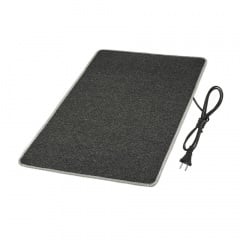 Килимок з підігрівом та термоізоляцією Теплик Стандарт 50×80 см Темно-сірий Київ