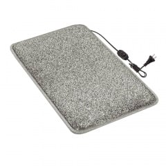 Килимок з підігрівом термоізоляцією та регулятором Теплик Комфорт 50×30 см Темно-сірий Київ