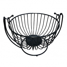 Корзина для фруктов на подножке ART Завиток-1 25*25 см 1019