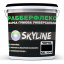 Краска резиновая суперэластичная сверхстойкая SkyLine РабберФлекс Черный RAL 9004 3600 г Коломия