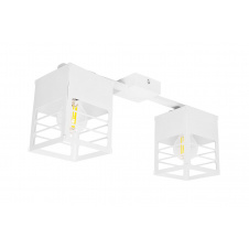 Люстра лофт MSK Electric Urban на два плафони біла NL 2310-2 WH