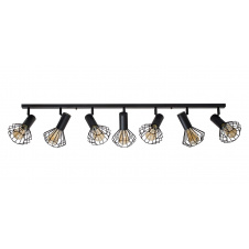 Светильник лофт MSK Electric Diadem потолочный NL 22151-7 BK