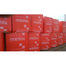 Газоблок Аерок D500 гладкий 125х200х600 мм Березань.