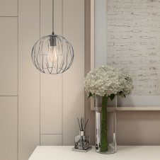 Светильник подвесной в стиле лофт MSK Electric Globe NL 2722 CR хром