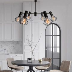 Люстра MSK Electric Diadem на шість плафонів NL 22152-6 BK Суми