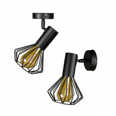 Світильник лофт MSK Electric Diadem настінно-стельовий NL 22151-1 Свеса