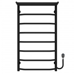 Рушникосушарка електрична Трапеція з полицею П8 500х900 Deffi Чорний EF16 (C.TP.90.50.8.E.B.R.5) Генічеськ