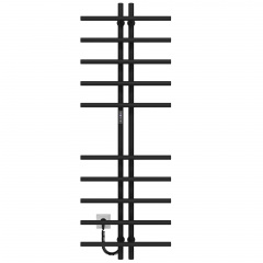 Рушникосушарка електрична Gray П10 60х1450 Deffi Чорний JD03 (A.GY.145.6.10.E.B.L.1) Вараш