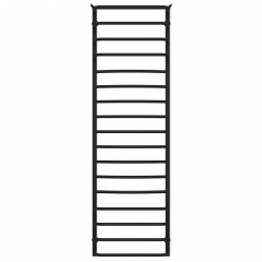 Рушникосушарка водяна Юність П17 500х1700 Deffi Чорний (C.YU.170.50.17.B.C) Кам'янське