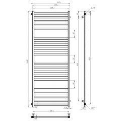 Рушникосушарка водяна Magnus П20 600х1600 Deffi Хром (A.MA.160.60.20.C.B) Одеса