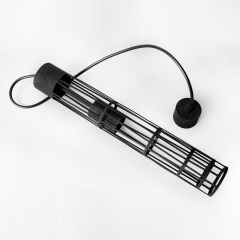 Світильник підвісний MSK Electric Flow у стилі лофт під лампу Е27 чорний муар MR 6040 BK Полтава