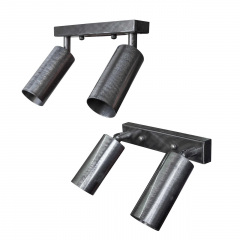 Светильник в стиле лофт MSK Electric Tube спот с поворотным механизмом NL 1105-2 SILVER Гайсин