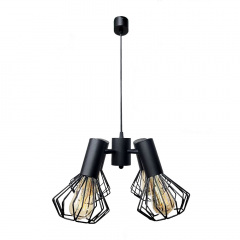 Люстра підвісна MSK Electric Diadem на чотири плафони Е27 NL 22153-4 BK Кобижча