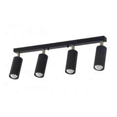 Світильник стельовий MSK Electric Tube спот із поворотним механізмом NL 1105-4 BK Хмільник